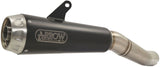 71898PRN Arrow Pro-Race Slip-on Exhaust Nichrome Dark with Steel End Cap  ZX-6R 636 2019-2025