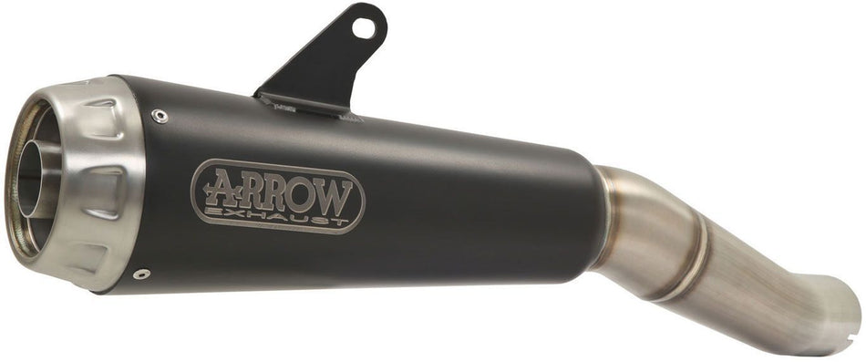 Arrow Pro-Race Slip-on Exhaust Nichrome Dark with Steel End Cap  ZX-6R 636 2019-2020 71898PRN
