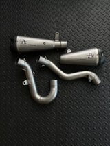 Arrow Ducati Panigale /Streetfighter V4 V4S  18-24 Racing Double Works Titanium Silencers + 1:1 Titanium Link Pipe 71162pk