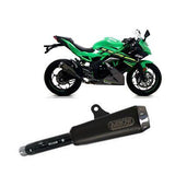 Arrow Kawasaki Ninja 125 2019 Homologated Pro-Race Nichrom Dark Silencer With Welded Link Pipe 71897prn