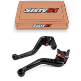 Triumph Brake & Clutch Levers, Black Shorty Adjustable