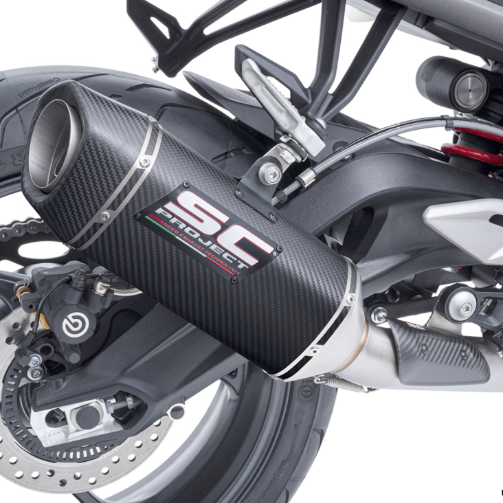 SC-Project SC1-S full Exhaust Street Triple Moto2 765 / 2022-2025   T28-C124C