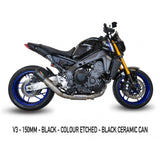 Austin Racing  YAMAHA 2021-2023 MT09/FZ09 GP1 & GP1R/GP2 & GP2R BOX DELETE dB COMPLIANT & RACE EXHAUST SYSTEM AR70