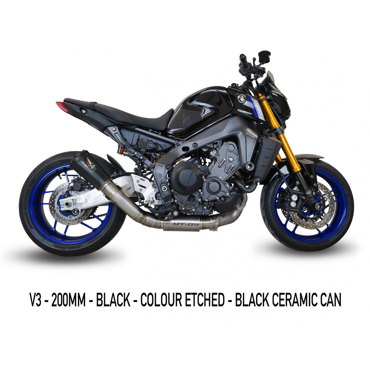 Austin Racing  YAMAHA 2021-2023 MT09/FZ09 GP1 & GP1R/GP2 & GP2R BOX DELETE dB COMPLIANT & RACE EXHAUST SYSTEM AR70