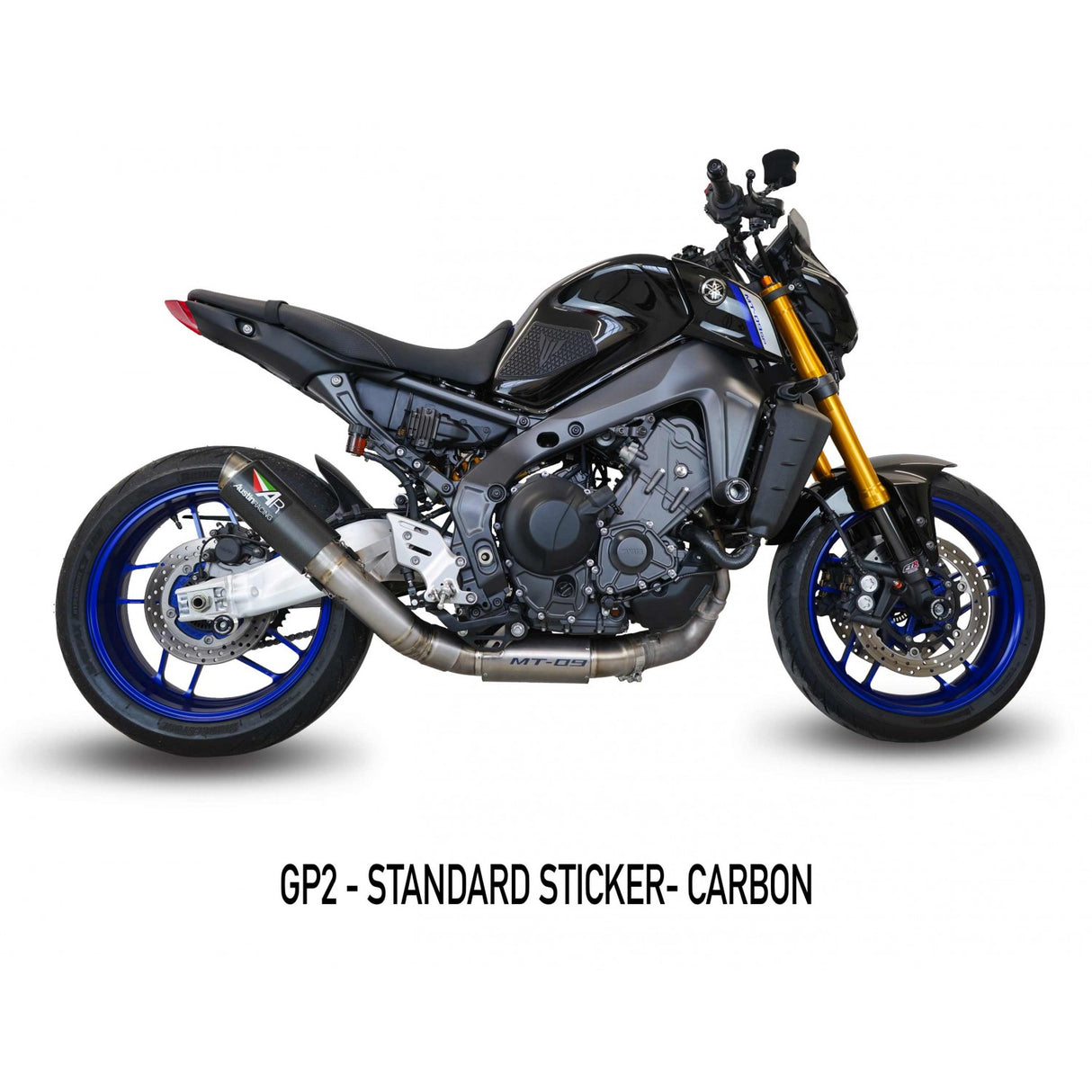 Austin Racing  YAMAHA 2021-2023 MT09/FZ09 GP1 & GP1R/GP2 & GP2R BOX DELETE dB COMPLIANT & RACE EXHAUST SYSTEM AR70