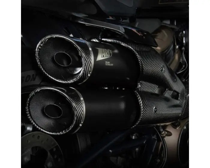 ZARD Exhaust Top Gun Slip-On Euro 5 Version Harley Davidson Sportster S 1250 2021- 2023 HD007S10SCO-B