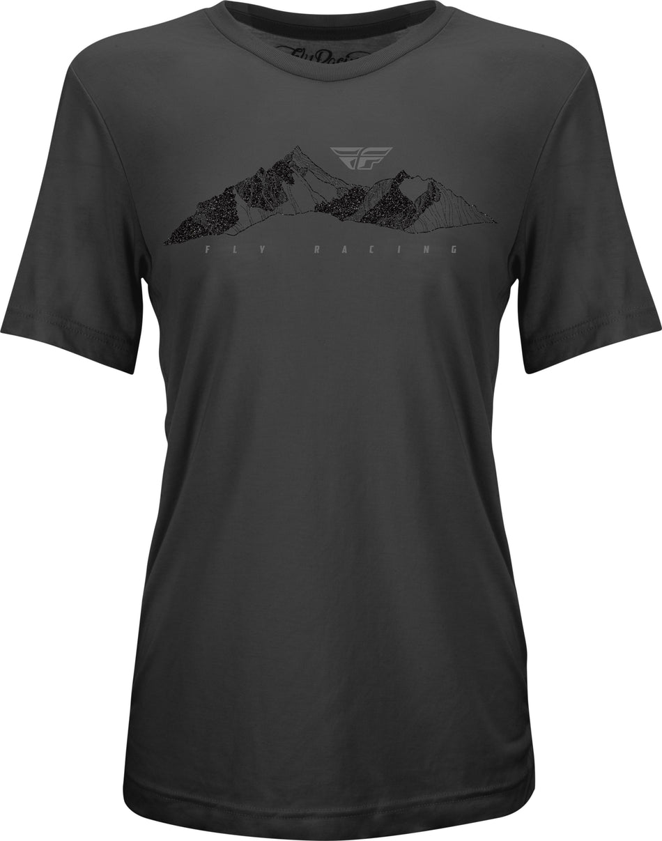FLY RACING Fly Women's Freedom Tee Black Md 356-0470M
