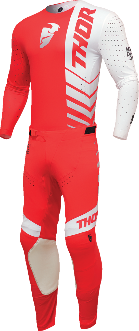 THOR Prime Analog Jersey - Red/White - Large 2910-7697