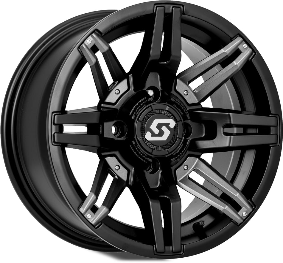 SEDONA Rukus Wheel 14x7 4/115 5+2 (+10mm) Blk/Gunmetal A83B-GY-47015-52S