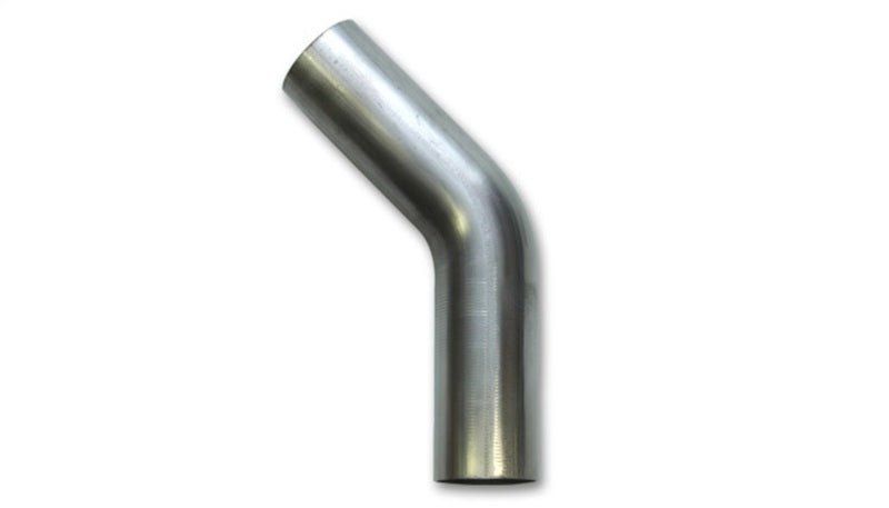 Vibrant 1.75in O.D. T304 SS 45 deg Mandrel Bend 6in x 6in leg lengths (1.75in Centerline Radius) 13094