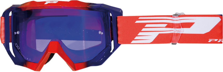 PRO GRIP Venom Goggles - Red/Blue PZ3200ROBLFL