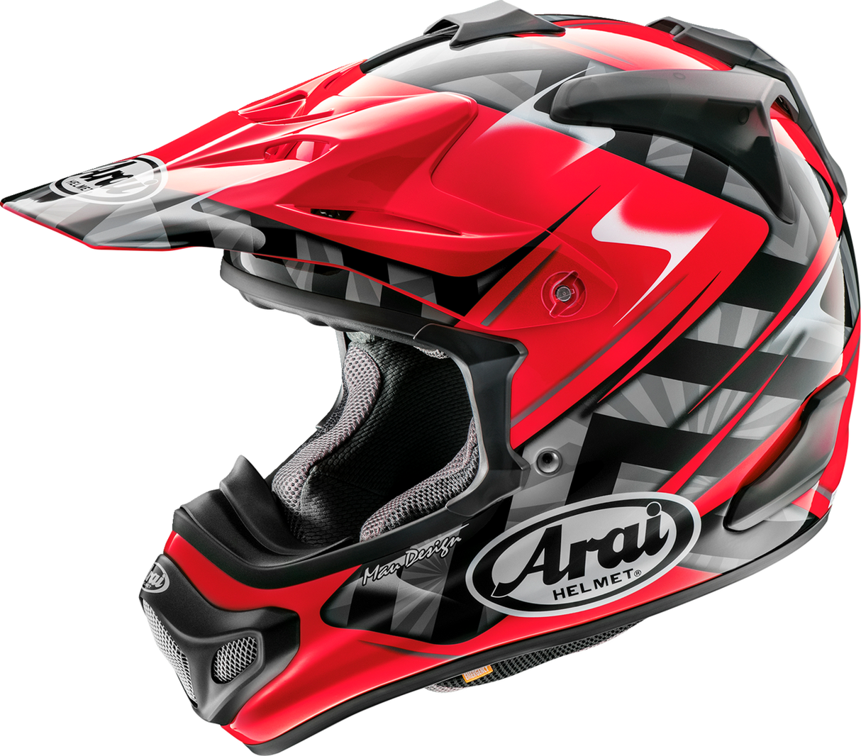 Casco ARAI VX-Pro4 - Scoop - Rojo - Pequeño 0110-8192