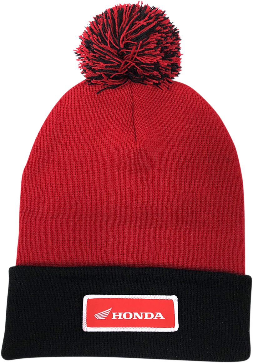 FACTORY EFFEX Honda Pom Beanie - Red/Black 23-86302