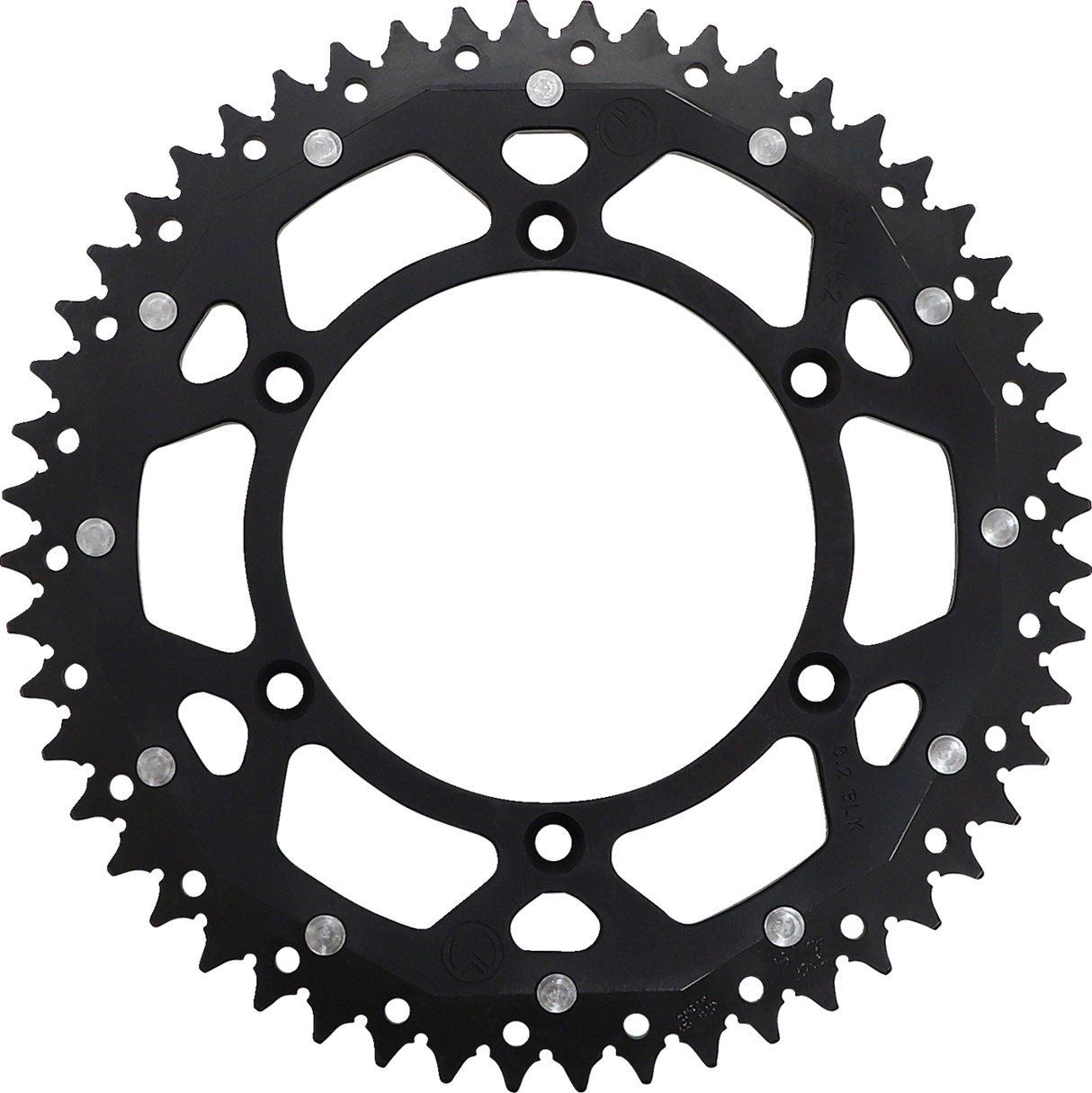 MOOSE RACING Dual Sprocket - Black - 52 Tooth 1210-251-52-10X