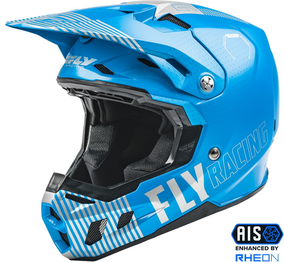 FLY RACING Formula Cc Primary Helmet Blue/Grey 2x 73-43032X