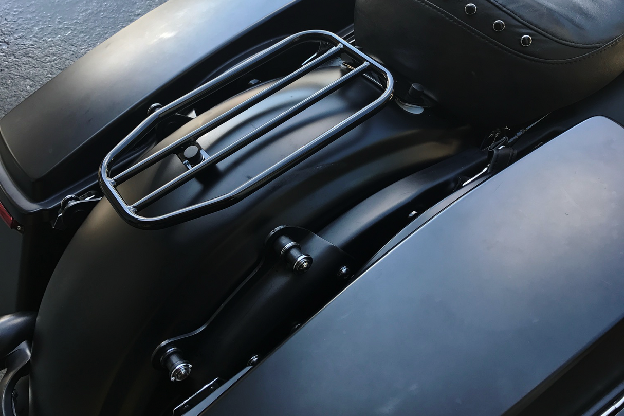 MOTHERWELL Luggage Rack - Gloss Black MWL-409-GB