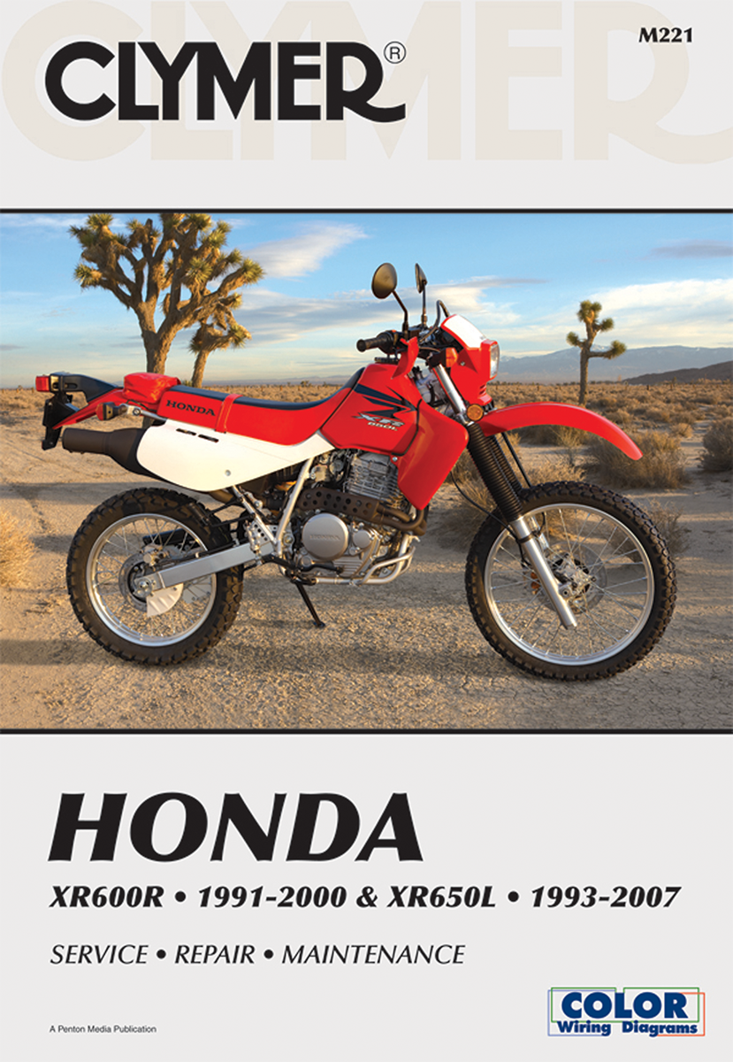 CLYMER Manual - Honda XR600R/XR650L CM221
