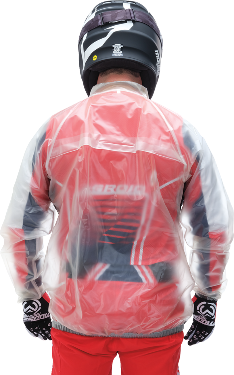MOOSE RACING Rain Jacket - Clear - XL 2854-0374