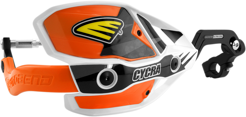 CYCRA Handguards - Ultra - Oversized - White/Orange 1CYC-7408-22X