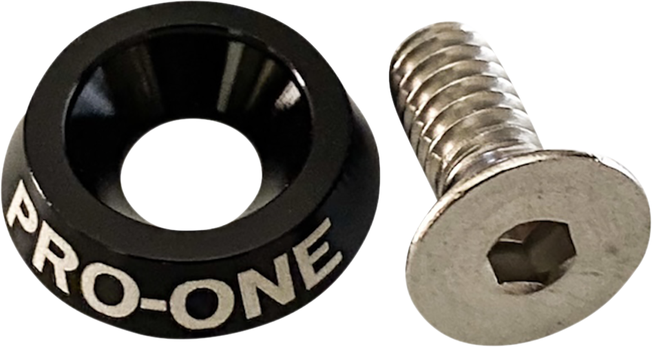 PRO-ONE PERF.MFG. Seat Bolt - 1/4"-20 - Black 100200