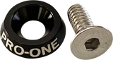 PRO-ONE PERF.MFG. Seat Bolt - 1/4"-20 - Black 100200