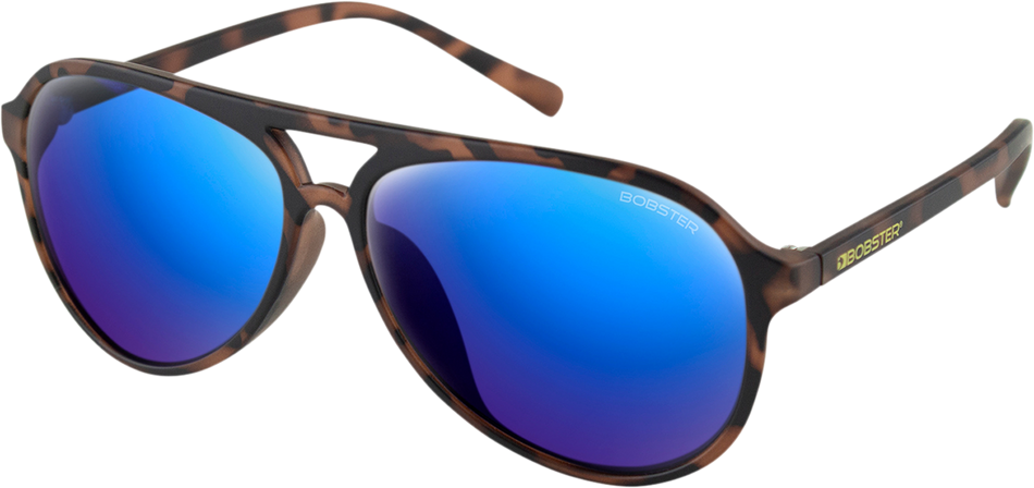 Gafas de sol BOBSTER Maverick - Carey marrón mate - Marrón HD Azul Espejo BMAV101HD 