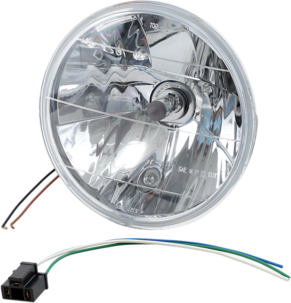 DRAG SPECIALTIES 7" Headlight with Running Light 160395-LBX1