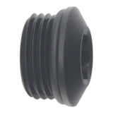 DeatschWerks 8AN ORB Male Plug Low Profile Internal Allen/Hex (Incl O-Ring) Anodized Matte Black 6-02-0718-B