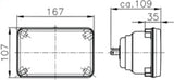 Hella Module 164 x 103mm H4 12V ECE Universal Lamp LA003177001