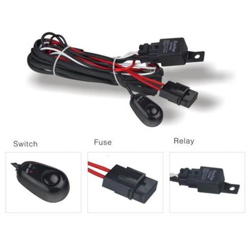 DV8 Offroad Wiring Harness w/ Relay & Switch WIRE HARNESS