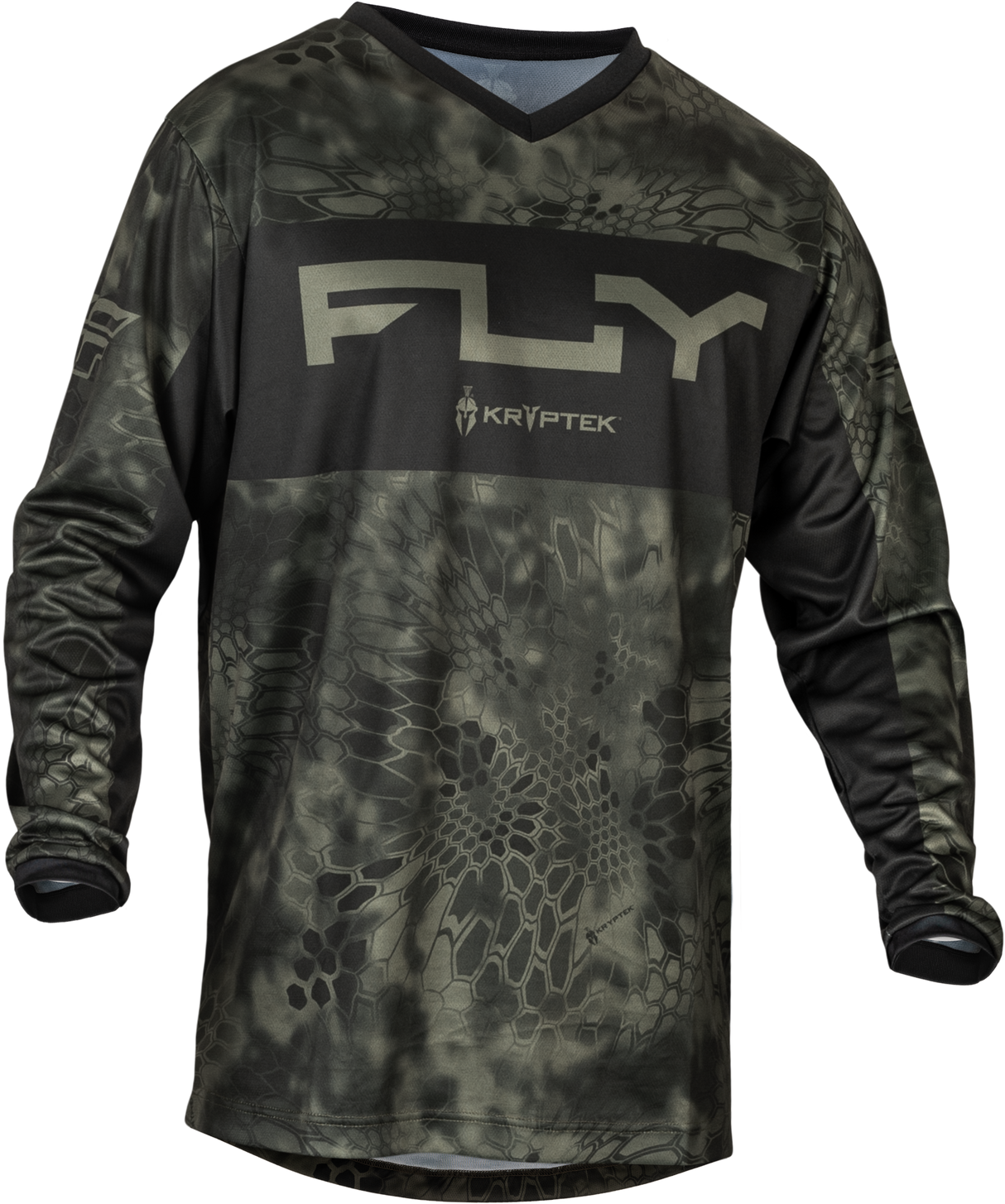 FLY RACING F-16 Se Kryptek Jersey Moss Grey/Black 3x 377-9253X