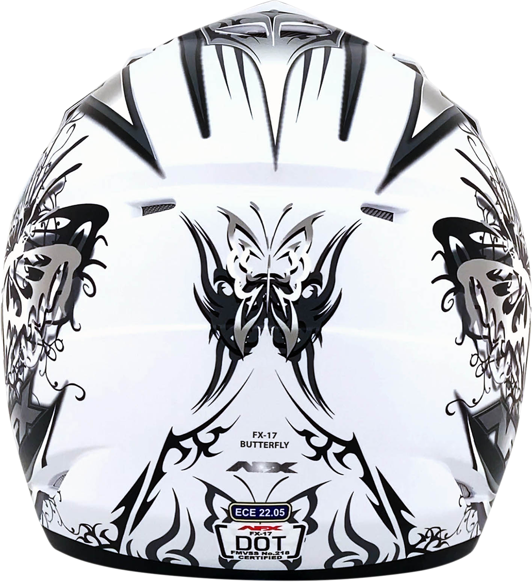 AFX FX-17Y Helmet - Butterfly - Matte White - Small 0111-1390