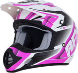 AFX FX-17 Helmet - Force - Pearl White/Fuchsia - XS 0110-5255