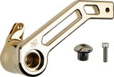 PRO-ONE PERF.MFG. Touring T-Rex Shorty Brake Arm - Gold - '08 -'13 FL 500772TIN