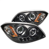 Spyder Chevy Cobalt 05-10/Pontiac G5 07-09 Projector Headlights LED Halo LED Blk PRO-YD-CCOB05-HL-BK 5009326