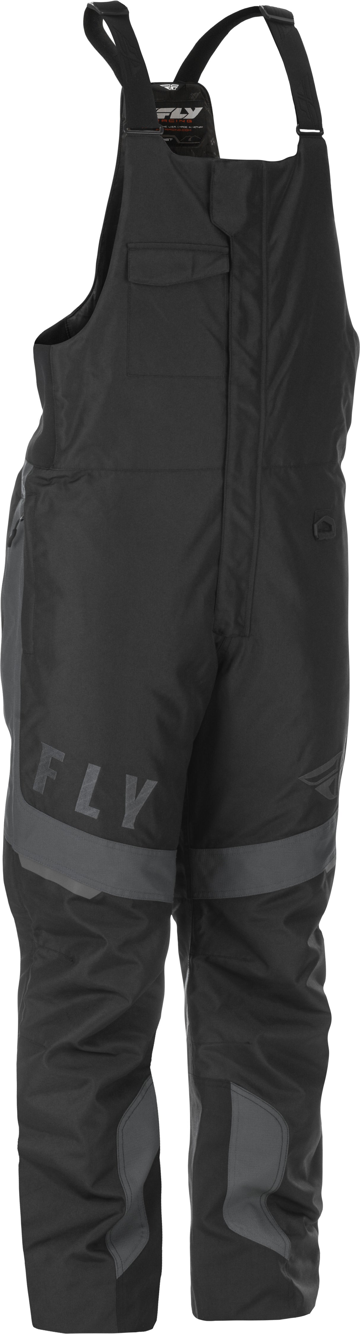 FLY RACING Outpost Bib Black/Grey 2x 470-42802X