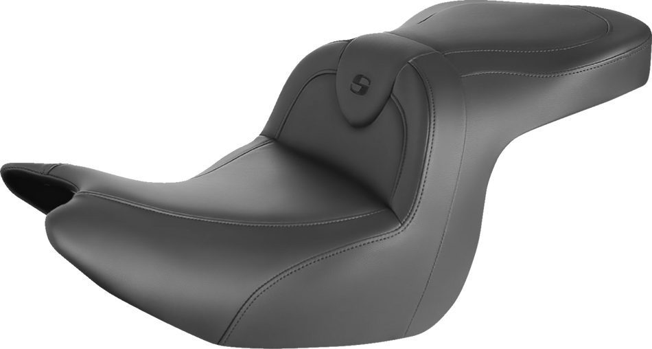 SADDLEMEN RoadSofa Seat - without Backrest - Black w/ Black Stitching - GL1800 '18-'23 H18-07-187