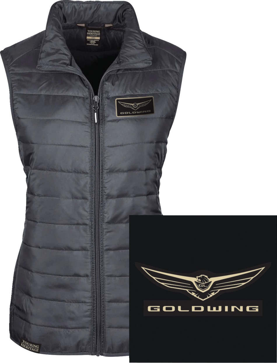 FACTORY EFFEX Women's Goldwing Puff Vest - Black - Large 25-85814