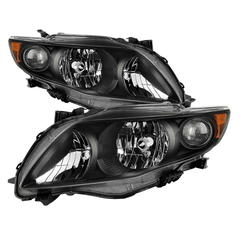 xTune Toyota Corolla 2009-2010 OEM Style Headlights - Black HD-JH-TCO09-AM-BK 9035906