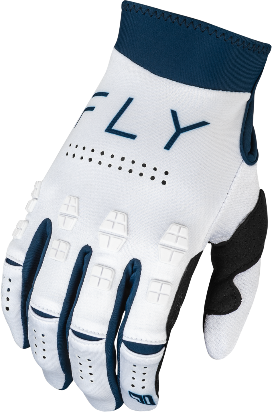 FLY RACING Evolution Dst Gloves White/Navy Lg 377-112L