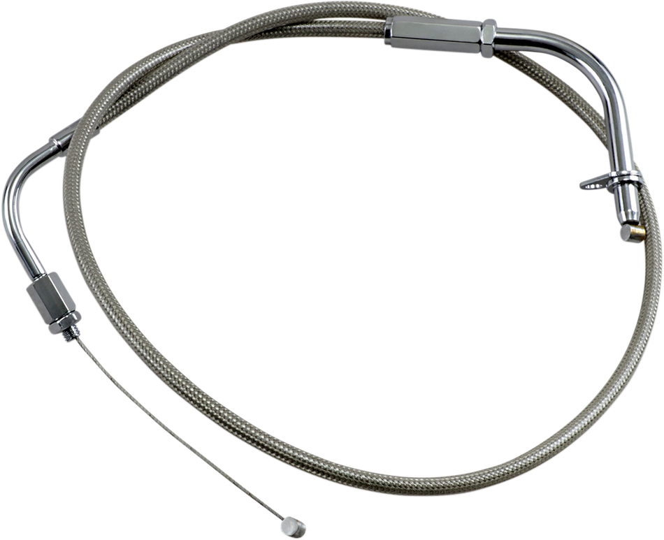 MOTION PRO Throttle Cable - Pull - Yamaha - Stainless Steel 65-0284