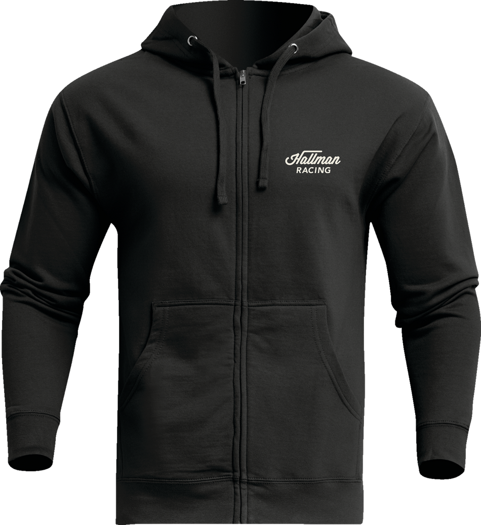 THOR Hallman Heritage Zip-Up Sweatshirt - Black - Medium 3050-6333