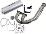 TRINITY RACING Exhaust - Brushed - KRX1000   2020-2024 TR-4177F