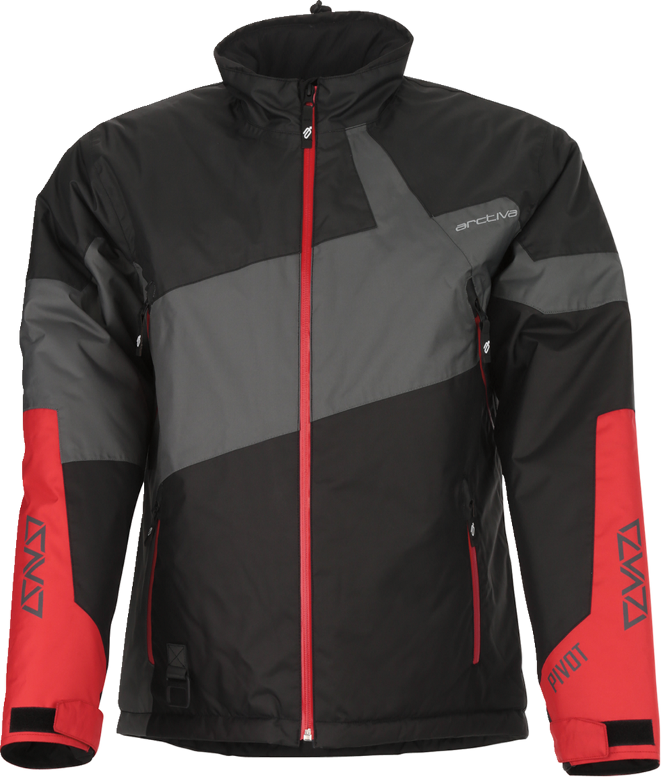 ARCTIVA Pivot 6 Jacket - Gray/Black/Red - 2XL 3120-2110