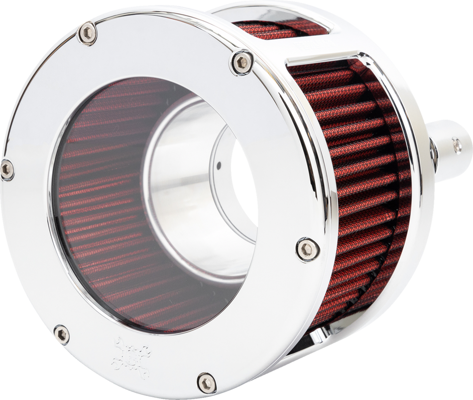 FEULING OIL PUMP CORP. Air Cleaner - BA Race Series - Chrome - Clear Cover - Red - M8 5428