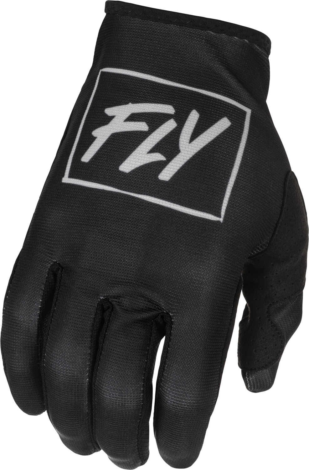 FLY RACING Youth Lite Gloves Black/Grey Ys 375-710YS