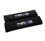 NRG Seat Belt Pads 2.7in. W x 11in. L (Black) Short - 2pc SBP-27BK