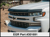 EGR 2019 Chevy 1500 Super Guard Hood Guard - Dark Smoke 301691