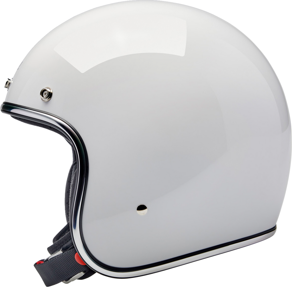BILTWELL Bonanza Helmet - Gloss White - Medium 1001-164-203