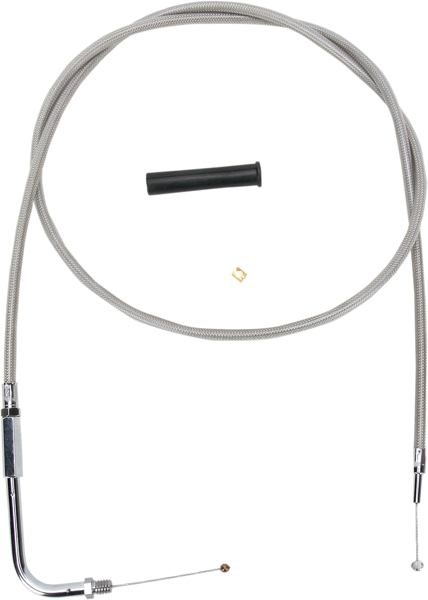 DRAG SPECIALTIES Throttle Cable - 48" - Braided 5330548B